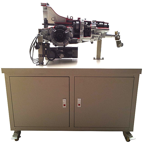 電機(jī)驅(qū)動(dòng)手動(dòng)變速器解剖運(yùn)行實(shí)訓(xùn)臺(tái)(圖1) 電機(jī)驅(qū)動(dòng)手動(dòng)變速器解剖運(yùn)行實(shí)驗(yàn)臺(tái),透明擬真車床示教實(shí)驗(yàn)臺(tái)