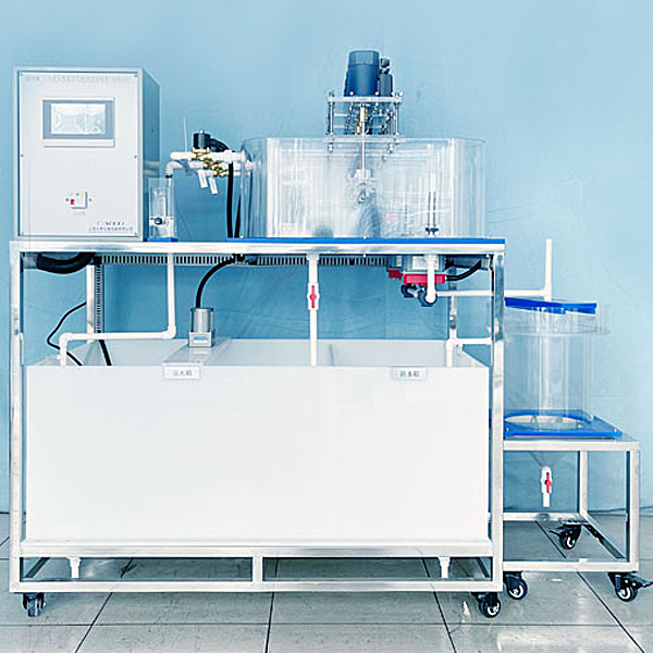 城市污水處理氧化溝實訓(xùn)裝置(圖1) 城市污水處置整理氧化溝實驗裝置,喇叭系統(tǒng)實驗裝置